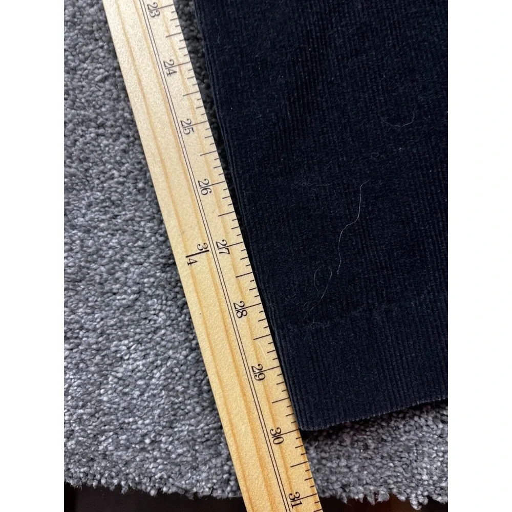 Lauren Ralph Lauren Pants Mens 36X32 Flat Front Straight Leg Corduroy Black‎